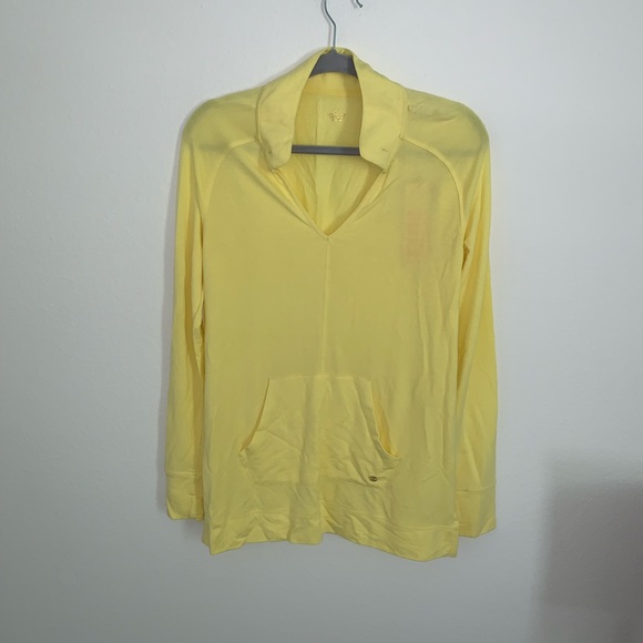 Lilly Pulitzer luxletic cassie popover yellow size XL - Picture 2 of 6